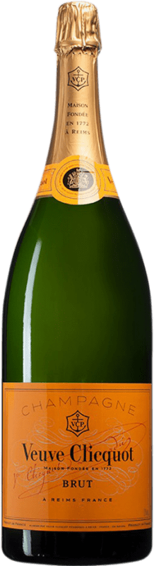 1 609,95 € Envoi gratuit | Blanc mousseux Veuve Clicquot Yellow Label Brut A.O.C. Champagne Bouteille Impériale-Mathusalem 6 L