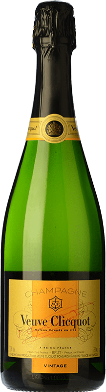 105,95 € 送料無料 | 白スパークリングワイン Veuve Clicquot Vintage Brut A.O.C. Champagne