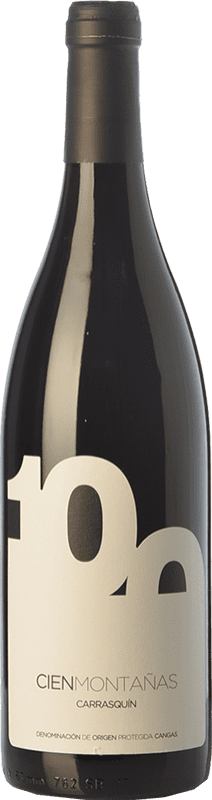 28,95 € | Red wine Vidas 100 Montañas Aged D.O.P. Vino de Calidad de Cangas Principality of Asturias Spain Carrasquín Bottle 75 cl