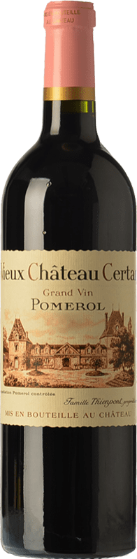 332,95 € | Red wine Vieux Château Certan Crianza A.O.C. Pomerol Bordeaux France Merlot, Cabernet Sauvignon, Cabernet Franc Bottle 75 cl