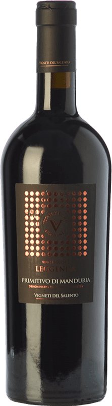 38,95 € Kostenloser Versand | Rotwein Vigneti del Salento Leggenda D.O.C. Primitivo di Manduria