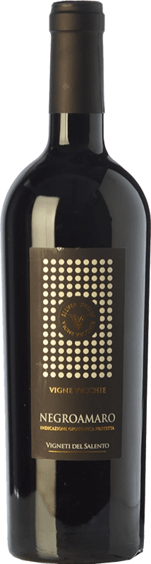 34,95 € Envio grátis | Vinho Tinto Vigneti del Salento Vigne Vecchie VV Vinhas Velhas I.G.T. Puglia