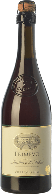 13,95 € | 红酒 Villa di Corlo Primevo D.O.C. Lambrusco di Sorbara 艾米利亚 - 罗马涅 意大利 Lambrusco 75 cl