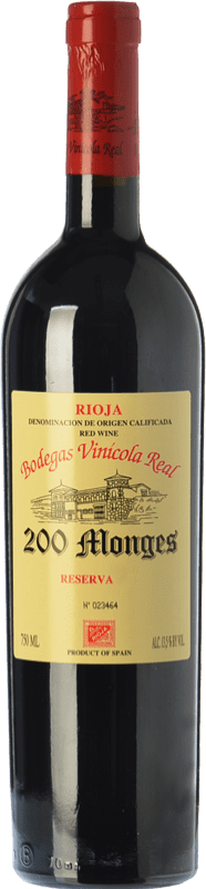 67,95 € Envio grátis | Vinho tinto Vinícola Real 200 Monges Reserva D.O.Ca. Rioja