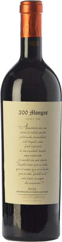 69,95 € | Red wine Vinícola Real 200 Monges Selección Especial Reserva 2005 D.O.Ca. Rioja The Rioja Spain Tempranillo Bottle 75 cl