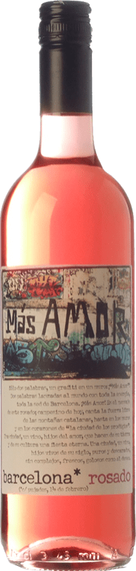 Envio grátis | Vinho rosé Vino Amor y Fantasía Más Amor D.O. Catalunya Catalunha Espanha Grenache, Carignan, Sumoll 75 cl