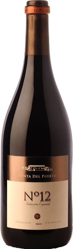 Kostenloser Versand | Rotwein Vinos de la Viña Venta del Puerto Nº 12 Auswahl, Spezial Crianza — Kurze Fassreifung D.O. Valencia Valencianische Gemeinschaft Spanien Tempranillo, Merlot, Syrah, Cabernet Sauvignon 75 cl