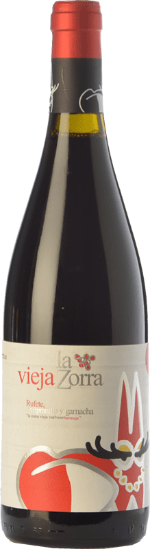 14,95 € | Red wine Vinos La Zorra La Vieja Aged D.O.P. Vino de Calidad Sierra de Salamanca Castilla y León Spain Tempranillo, Grenache, Rufete 75 cl