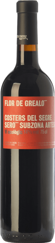 22,95 € | Red wine Vinya L'Hereu Flor de Grealó Aged D.O. Costers del Segre Catalonia Spain Merlot, Syrah, Cabernet Sauvignon Bottle 75 cl