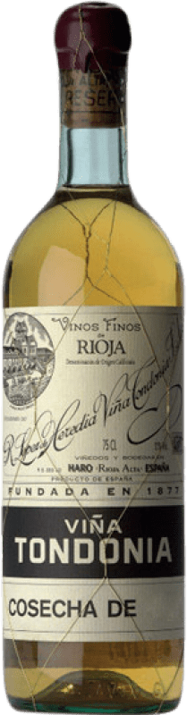 Kostenloser Versand | Weißwein López de Heredia Viña Tondonia Große Reserve — Lange Reifung D.O.Ca. Rioja La Rioja Spanien Viura, Malvasia 75 cl