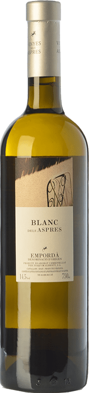 27,95 € Envío gratis | Vino Blanco Aspres Crianza D.O. Empordà