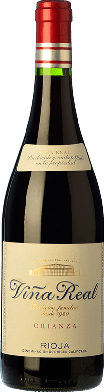 8,95 € | Красное вино Viña Real старения D.O.Ca. Rioja Ла-Риоха Испания Tempranillo, Grenache, Graciano, Mazuelo 75 cl