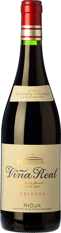 12,95 € Бесплатная доставка | Красное вино Viña Real старения D.O.Ca. Rioja