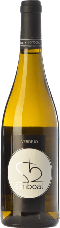 Free Shipping | White wine Viña Sanboal I.G.P. Vino de la Tierra de Castilla y León Castilla y León Spain Verdejo 75 cl