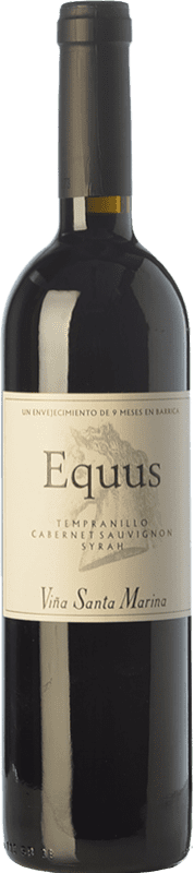 9,95 € Free Shipping | Red wine Santa Marina Equus Joven I.G.P. Vino de la Tierra de Extremadura Estremadura Spain Tempranillo, Syrah, Cabernet Sauvignon Bottle 75 cl