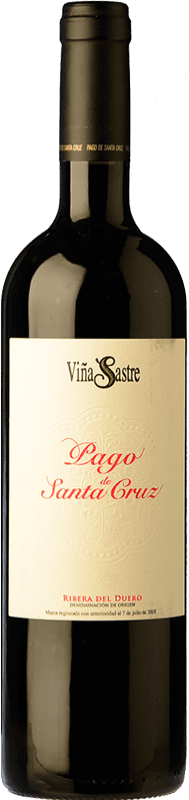 63,95 € | Red wine Viña Sastre Pago de Santa Cruz Aged D.O. Ribera del Duero Castilla y León Spain Tempranillo Bottle 75 cl