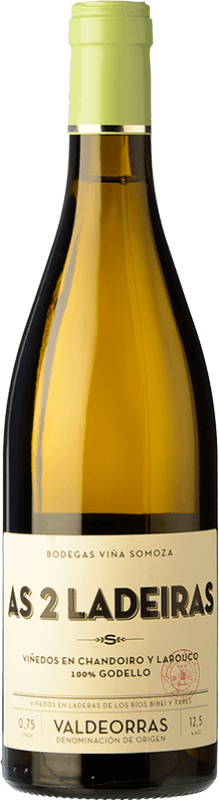 32,95 € 免费送货 | 白葡萄酒 Viña Somoza As 2 Ladeiras Crianza — 陈酿 D.O. Valdeorras