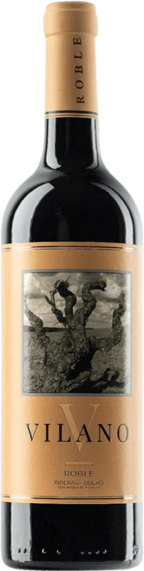 11,95 € Бесплатная доставка | Красное вино Viña Vilano Дуб D.O. Ribera del Duero