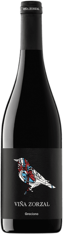 10,95 € | Red wine Viña Zorzal Young D.O. Navarra Navarre Spain Graciano Bottle 75 cl