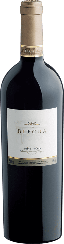 85,95 € | Red wine Viñas del Vero Blecua Aged 2008 D.O. Somontano Aragon Spain Tempranillo, Merlot, Syrah, Cabernet Sauvignon Bottle 75 cl