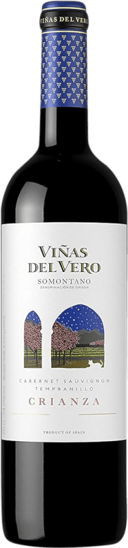 7,95 € | Red wine Viñas del Vero Aged D.O. Somontano Aragon Spain Tempranillo, Cabernet Sauvignon Bottle 75 cl
