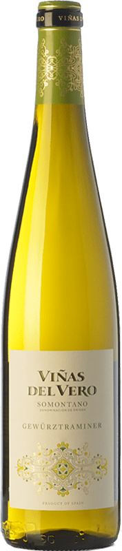 14,95 € Free Shipping | White wine Viñas del Vero D.O. Somontano Aragon Spain Gewürztraminer Bottle 75 cl