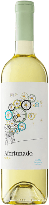 11,95 € Envío gratis | Vino blanco Vinyes Singulars Afortunado D.O. Rueda