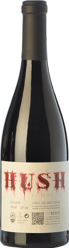 43,95 € | Красное вино Viños de Encostas Hush старения D.O. Ribeiro Галисия Испания Sousón, Caíño Black, Bastardo, Ferrol 75 cl