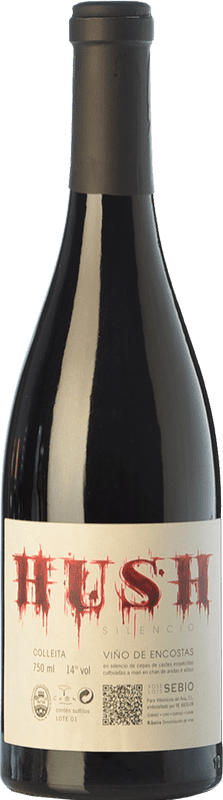 43,95 € | Rotwein Viños de Encostas Hush Crianza — Kurze Fassreifung D.O. Ribeiro Galizien Spanien Sousón — Sousão, Bastardo, Ferrol, Caíño 75 cl