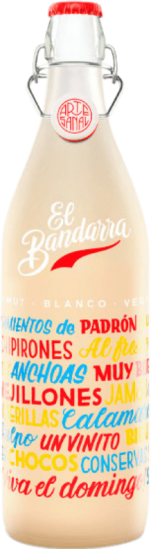 12,95 € | Vermouth Martí Serdà El Bandarra Blanco Catalonia Spain Grenache White, Xarel·lo Missile Bottle 1 L
