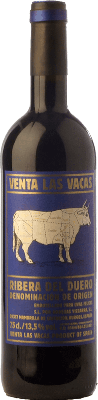 59,95 € Kostenloser Versand | Rotwein Vizcarra Venta Las Vacas Alterung D.O. Ribera del Duero Magnum-Flasche 1,5 L