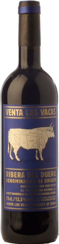 41,95 € | Vino tinto Vizcarra Venta Las Vacas Crianza D.O. Ribera del Duero Castilla y León España Tempranillo Botella Magnum 1,5 L