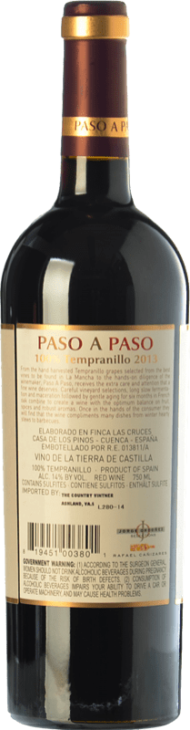 6,95 € Free Shipping | Red wine Volver Paso a Paso Joven I.G.P. Vino de la Tierra de Castilla Castilla la Mancha Spain Tempranillo Bottle 75 cl