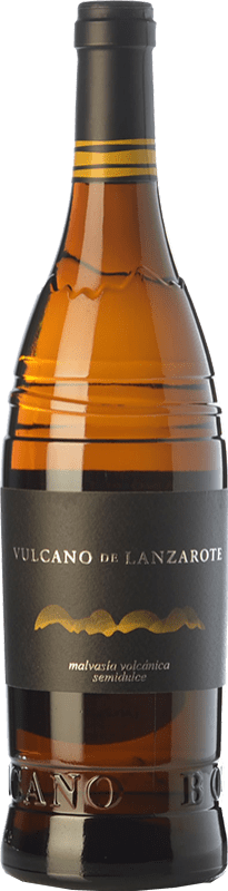 33,95 € | Weißwein Vulcano Halbtrocken Halbsüß D.O. Lanzarote Kanarische Inseln Spanien Malvasía, Muskateller 75 cl