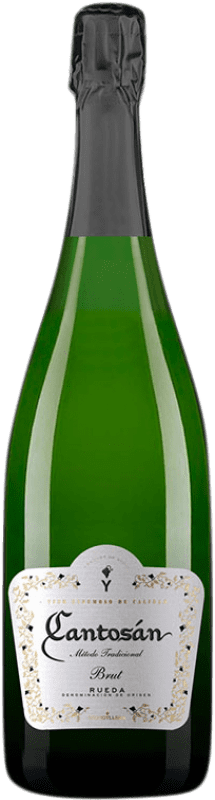 Envoi gratuit | Vin Mousseux Blanc Yllera Cantosán Brut Réserve D.O. Rueda Castille et Leon Espagne Verdejo 75 cl