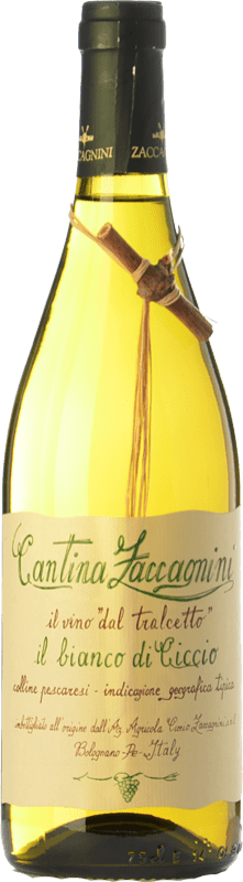 10,95 € | Белое вино Zaccagnini Il Bianco di Ciccio dal Tralcetto D.O.C. Abruzzo Абруцци Италия Trebbiano, Chardonnay 75 cl