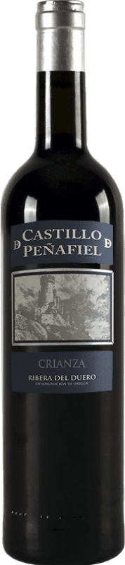 14,95 € Free Shipping | Red wine Thesaurus Castillo de Peñafiel 12 Meses Crianza D.O. Ribera del Duero Castilla y León Spain Tempranillo Bottle 75 cl