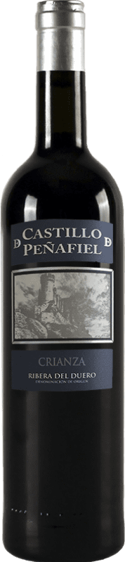 Бесплатная доставка | Красное вино Thesaurus Castillo de Peñafiel 12 Meses старения D.O. Ribera del Duero Кастилия-Леон Испания Tempranillo 75 cl