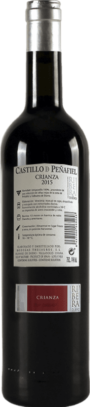14,95 € | Red wine Thesaurus Castillo de Peñafiel 12 Meses Crianza D.O. Ribera del Duero Castilla y León Spain Tempranillo Bottle 75 cl