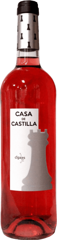 8,95 € Spedizione Gratuita | Vino rosato Thesaurus Casa Castilla Giovane D.O. Cigales