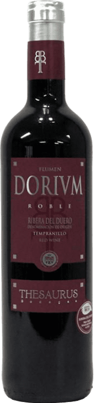 7,95 € Free Shipping | Red wine Thesaurus Flumen Dorium Roble D.O. Ribera del Duero Castilla y León Spain Tempranillo Bottle 75 cl