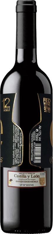 Красное вино Esencias «é» 12 Meses Crianza 2012 I.G.P. Vino de la Tierra de Castilla y León Кастилия-Леон Испания Tempranillo бутылка 75 cl