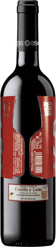 Esencias «s» 6 Meses Tempranillo Vino de la Tierra de Castilla y León Crianza 75 cl