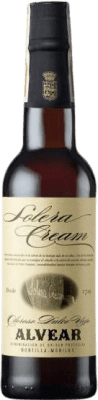 Kostenloser Versand | Süßwein Alvear Solera, Cream — Sahne D.O. Montilla-Moriles Andalusien Spanien Pedro Ximénez Halbflasche 37 cl