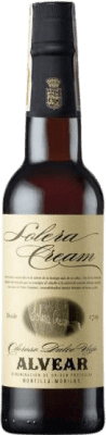15,95 € | Vino dolce Alvear Solera Cream D.O. Montilla-Moriles Andalusia Spagna Pedro Ximénez Mezza Bottiglia 37 cl