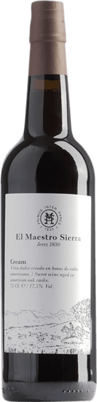 Free Shipping | Sweet wine Maestro Sierra El Cream D.O. Jerez-Xérès-Sherry Andalusia Spain Palomino Fino, Pedro Ximénez 75 cl