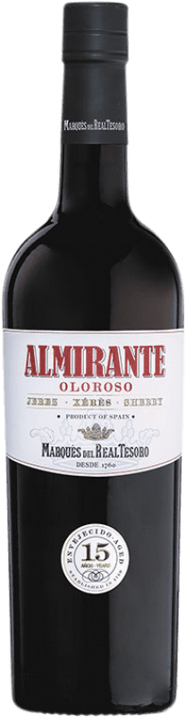 送料無料 | 強化ワイン Marqués del Real Tesoro Oloroso Almirante D.O. Jerez-Xérès-Sherry アンダルシア スペイン Palomino Fino 15 年 75 cl