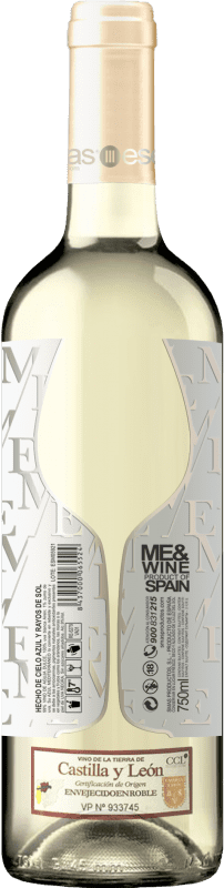 Envío gratis | Vino blanco Esencias ME&White I.G.P. Vino de la Tierra de Castilla y León España Verdejo Botella 75 cl