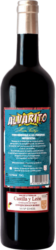 21,95 € Free Shipping | Red wine Alvarito Crianza I.G.P. Vino de la Tierra de Castilla y León Castilla y León Spain Tempranillo Bottle 75 cl