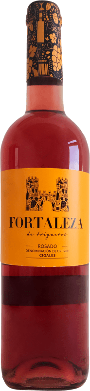 Free Shipping | Rosé wine Thesaurus Fortaleza de Trigueros Young D.O. Cigales Castilla y León Spain Tempranillo 75 cl